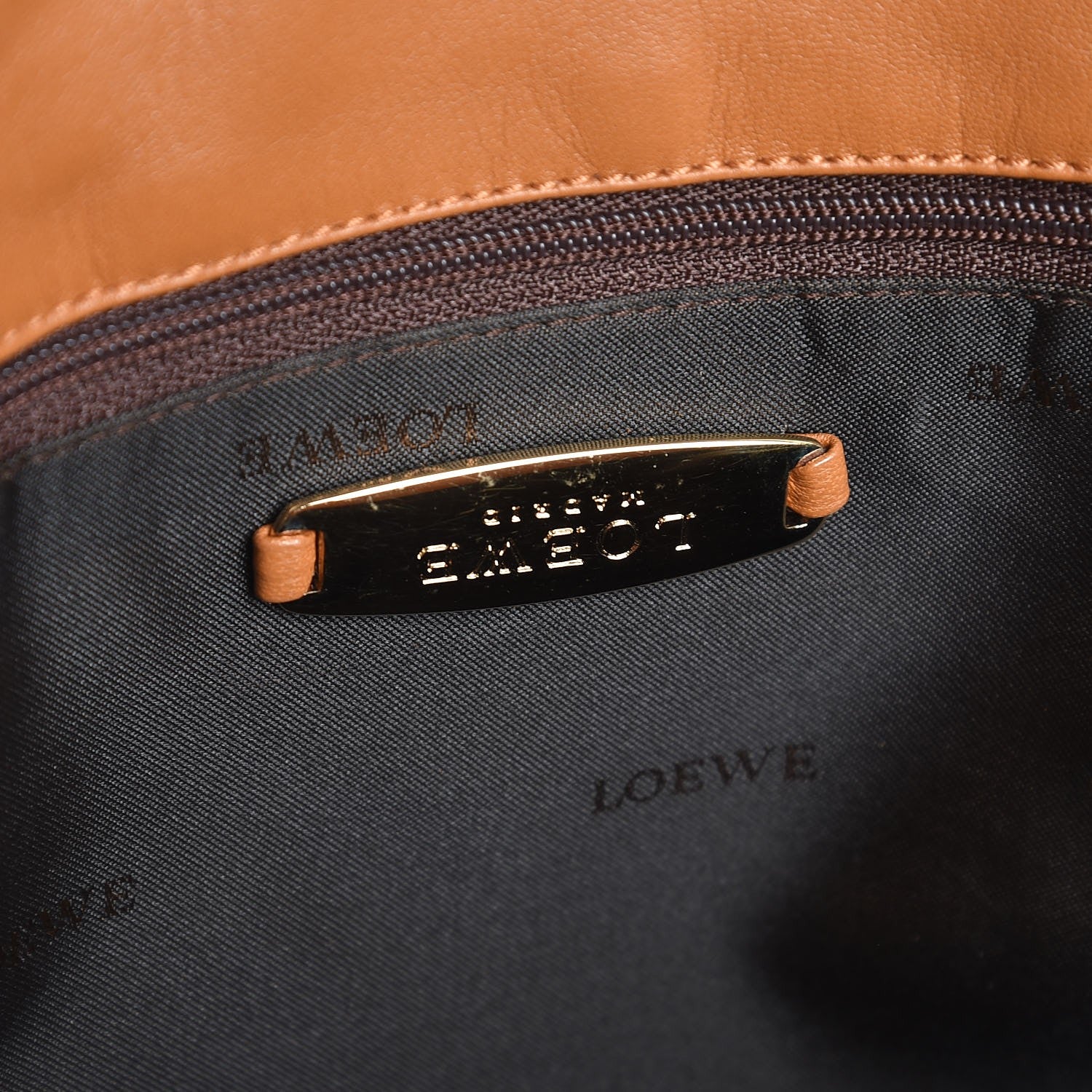 Loewe Nappa Drawstring Shoulder Bag Brown 6 of 8