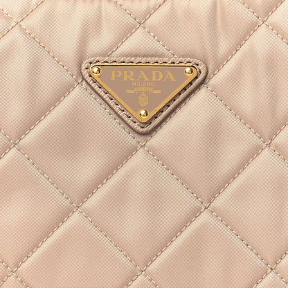 Prada Tessuto Nylon Impuntu Quilted Shoulder Bag Cammeo 8 of 10