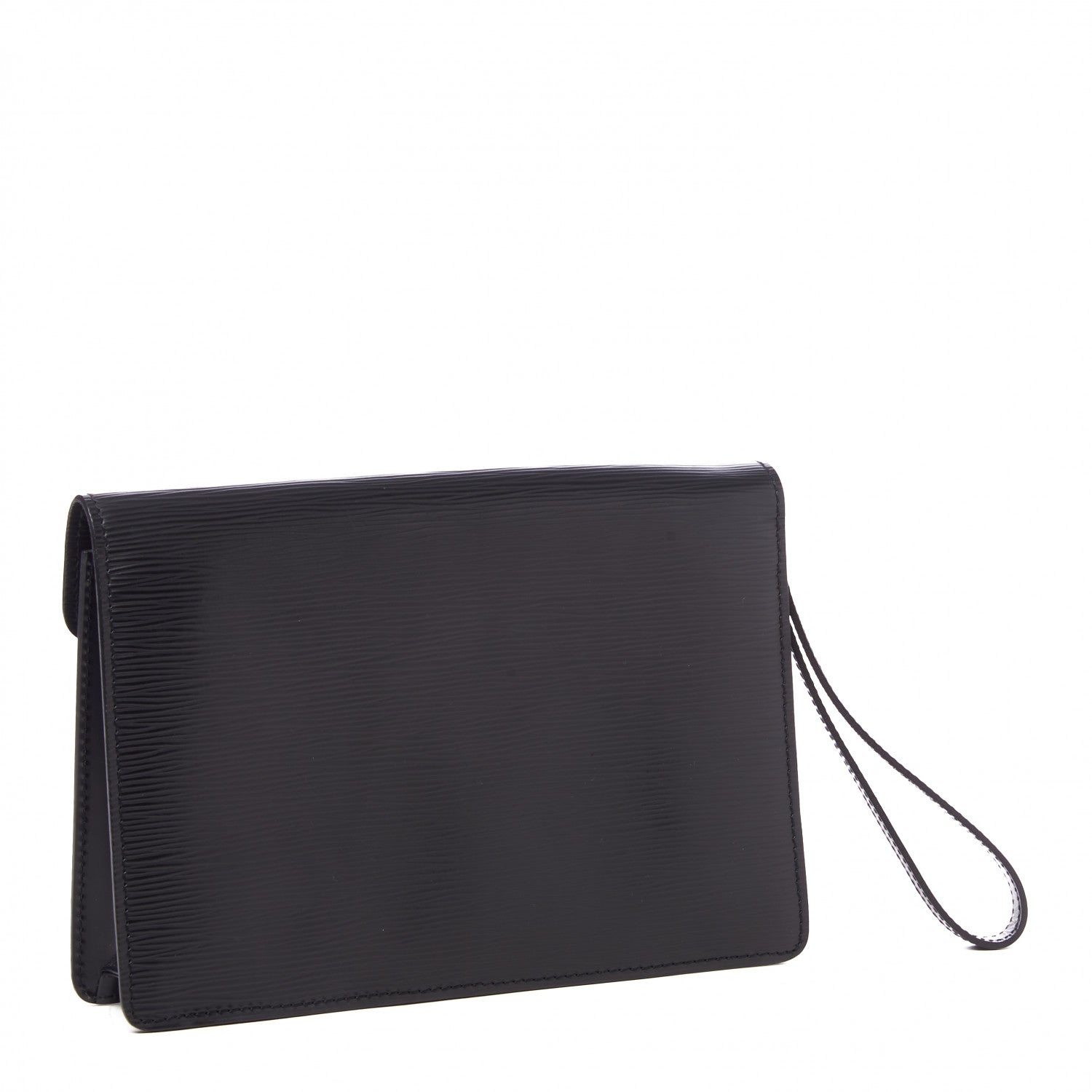 Louis Vuitton Epi Pochette Sellier Dragonne Clutch Black 2 of 8