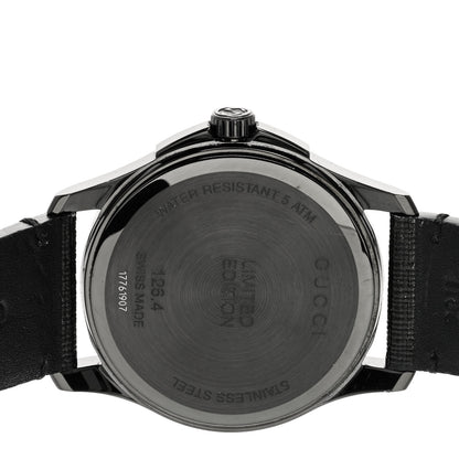 Gucci PVD Stainless Steel Canvas 38mm G-Timeless Ghost Quartz Watch Black 4 of 4