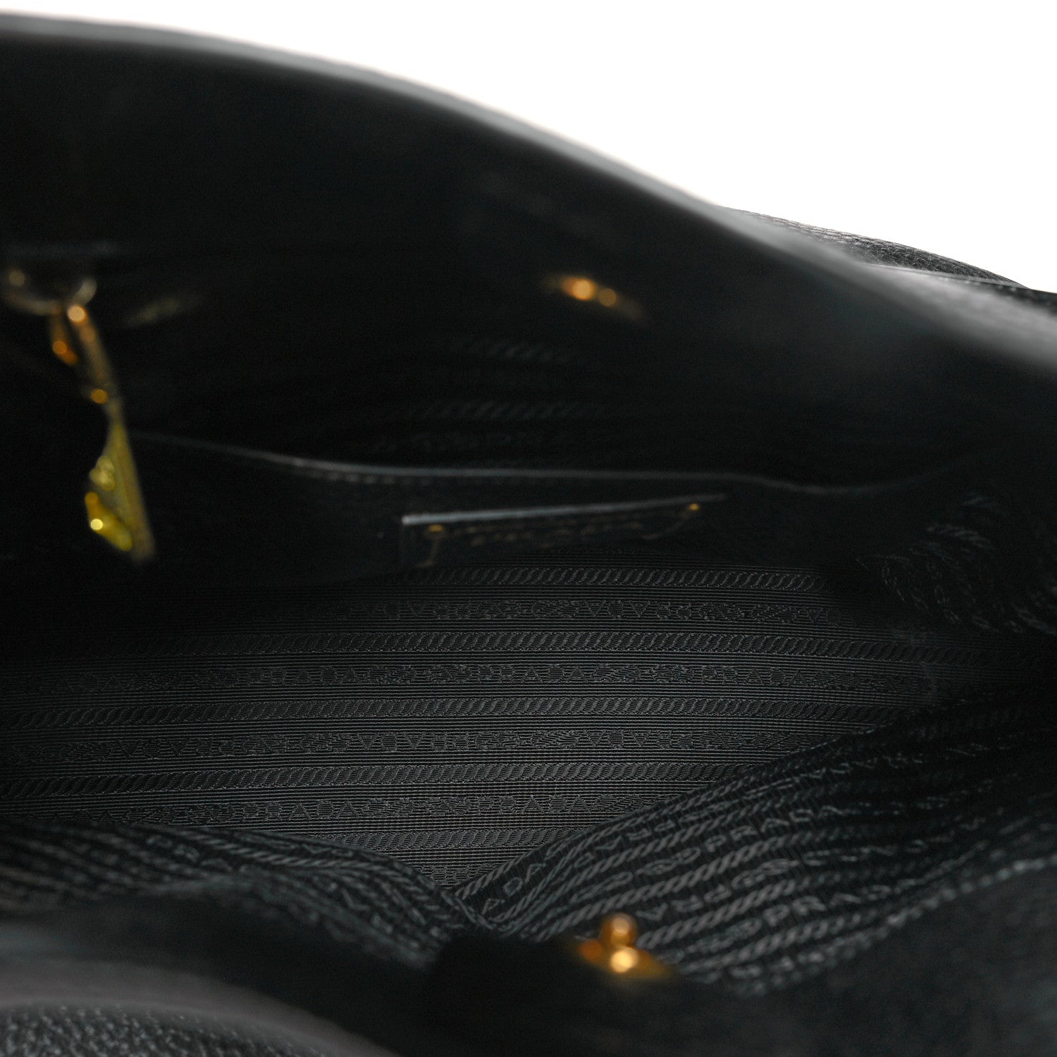 Prada Vitello Daino Tote Black 5 of 9