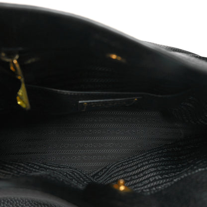 Prada Vitello Daino Tote Black 5 of 9