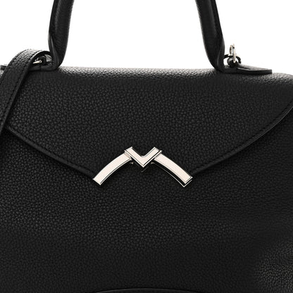 Moynat Taurillon Blush Calfskin Gabby PM Black 7 of 9