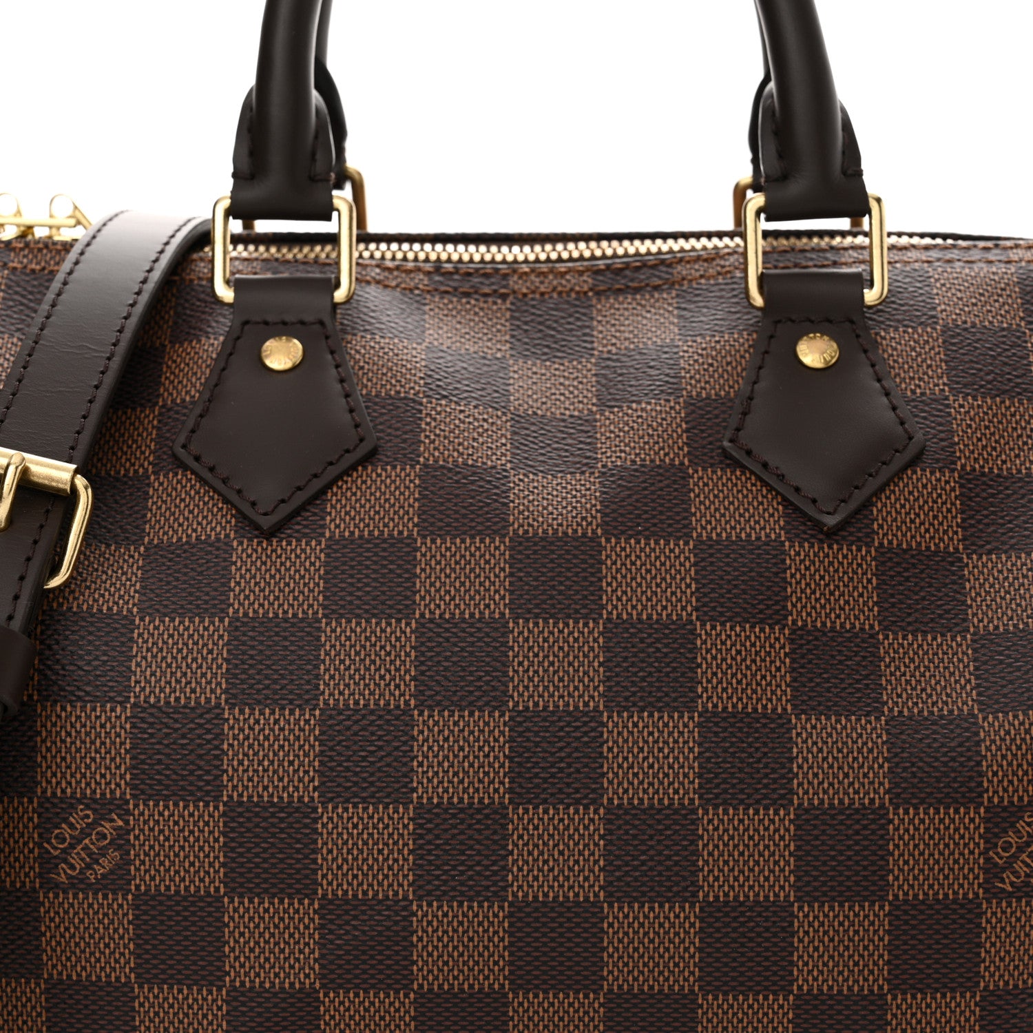 Louis Vuitton Damier Ebene Speedy Bandouliere 25 7 of 11