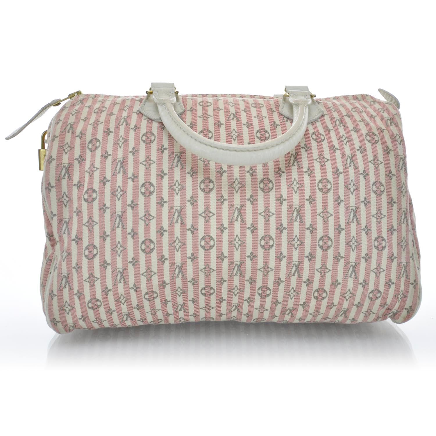 Louis Vuitton Mini Lin Croisette Speedy 30 Rouge 3 of 12