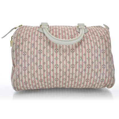 Louis Vuitton Mini Lin Croisette Speedy 30 Rouge 3 of 12