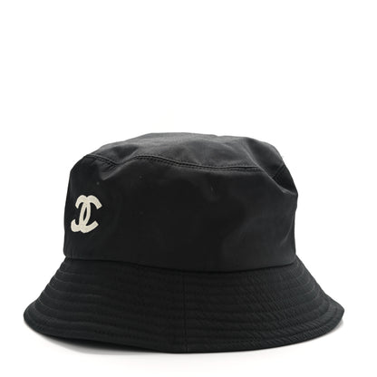 Chanel Cotton CC Bucket Hat L Black 4 of 10