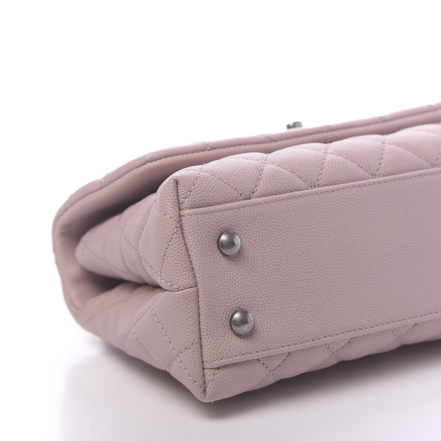 Chanel Caviar Quilted Mini Coco Handle Flap Pink 8 of 10