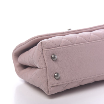 Chanel Caviar Quilted Mini Coco Handle Flap Pink 8 of 10