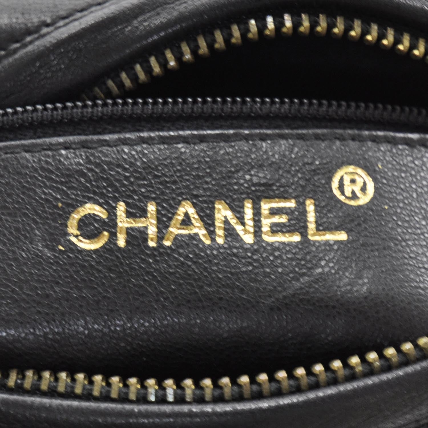 Chanel Quilted Lambskin Small Tassel Camera Case Black 8 of 11