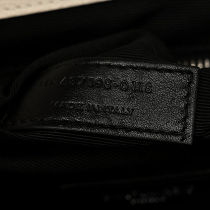 Saint Laurent Grain De Poudre Large Tri-Quilt Monogram Satchel Porcellana 7 of 11