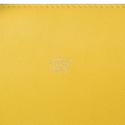 Fendi Vitello Dolce 4 Color Medium By The Way Boston Bag Yellow Multicolor 8 of 17