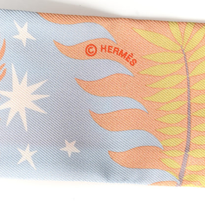 Hermes Silk Le Charme D Orphee Twilly Ciel Beige Rose 3 of 4