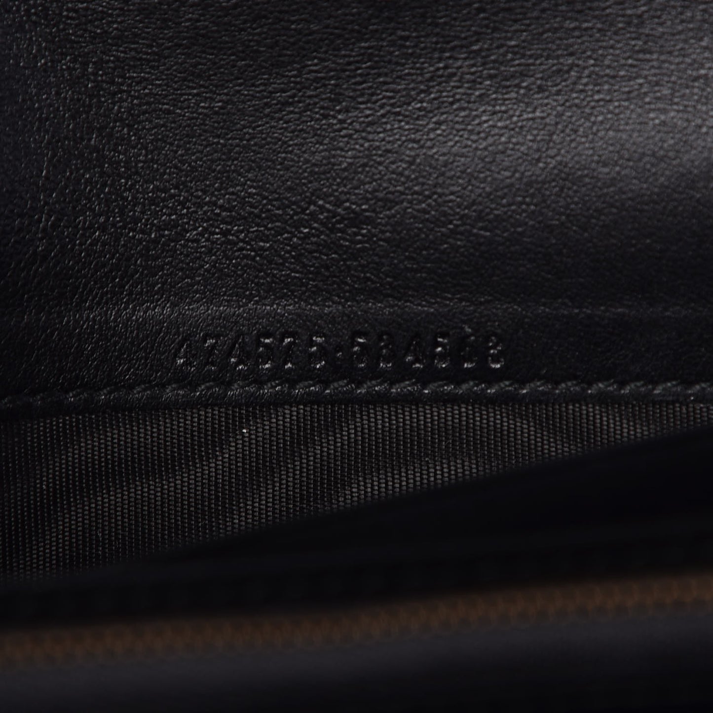 Calfskin Matelasse GG Marmont Chain Wallet Black