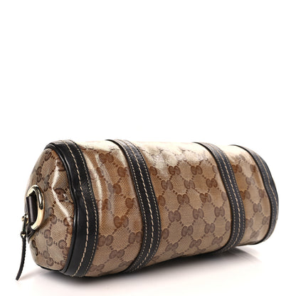 Gucci Crystal Monogram Duchessa Small Boston Bag Brown 4 of 12