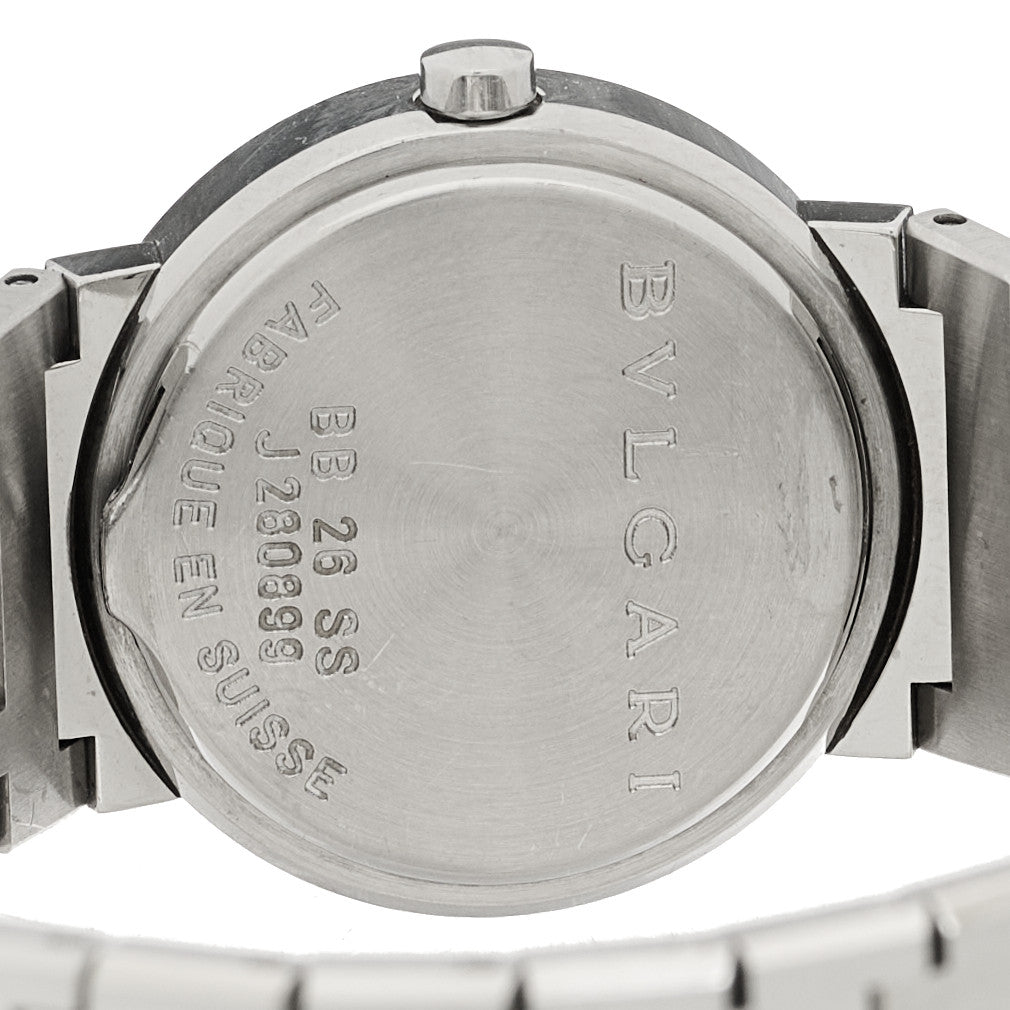 Stainless Steel 26mm Quartz Watch Black