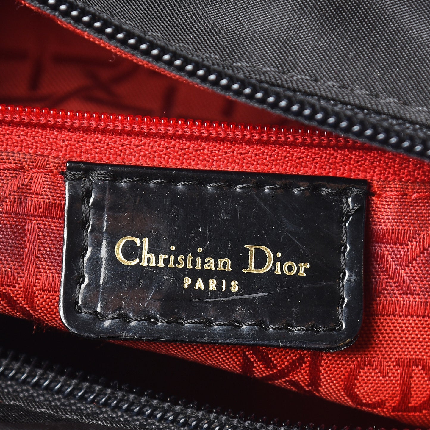 Nylon Cannage Large Lady Dior Black