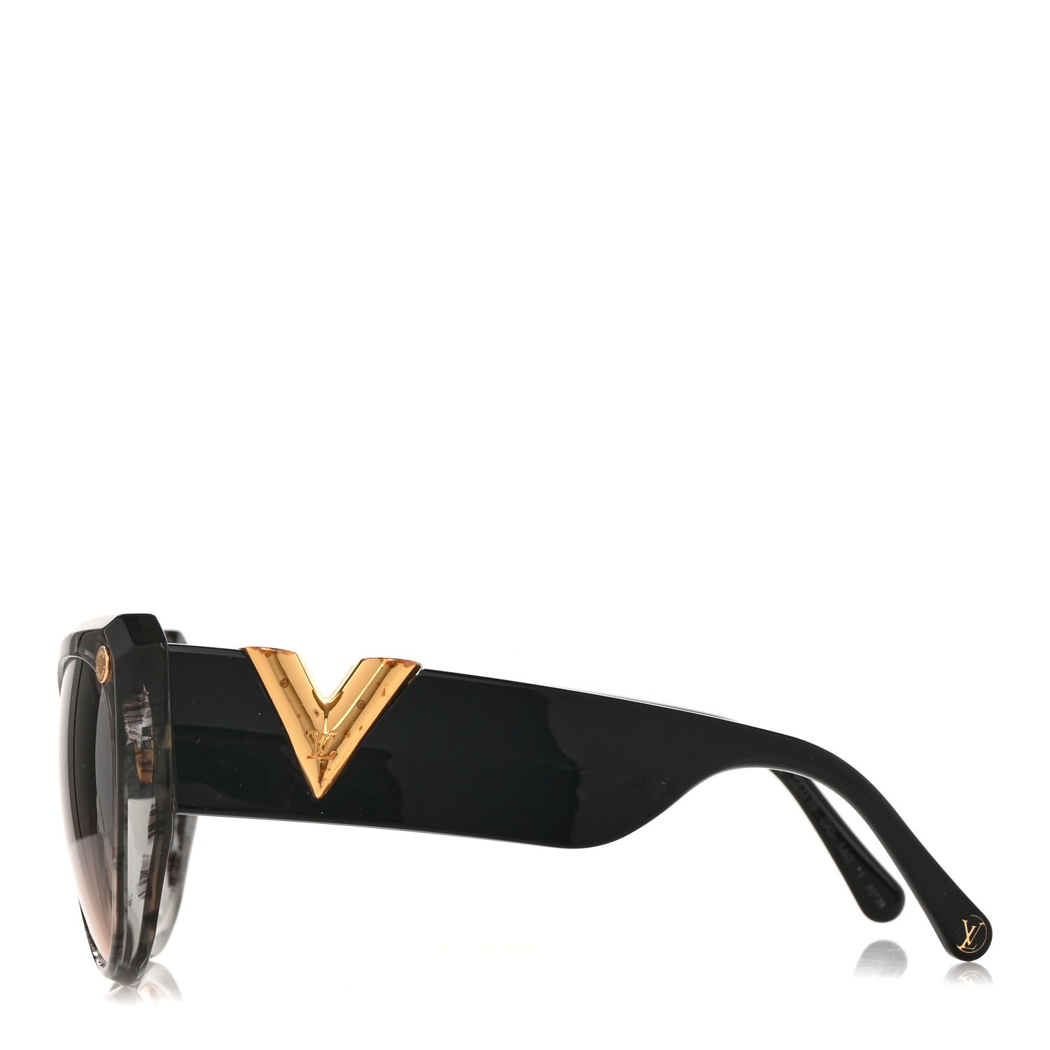 Louis Vuitton Acetate My Fair Lady Sunglasses Z1254W Black 3 of 9