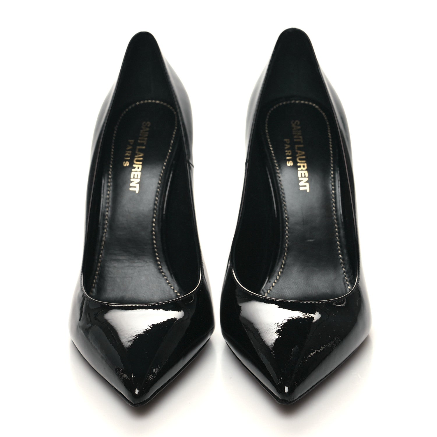 Saint Laurent Patent Opyum 110 Pumps 37.5 Black 2 of 8