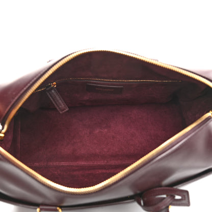 Saint Laurent Calfskin Classic Duffle 6 Amarena 8 of 17
