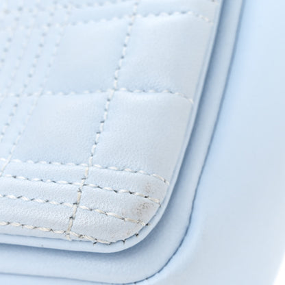 Burberry Lambskin Quilted Small Lola Bag Pale Blue 12 of 12