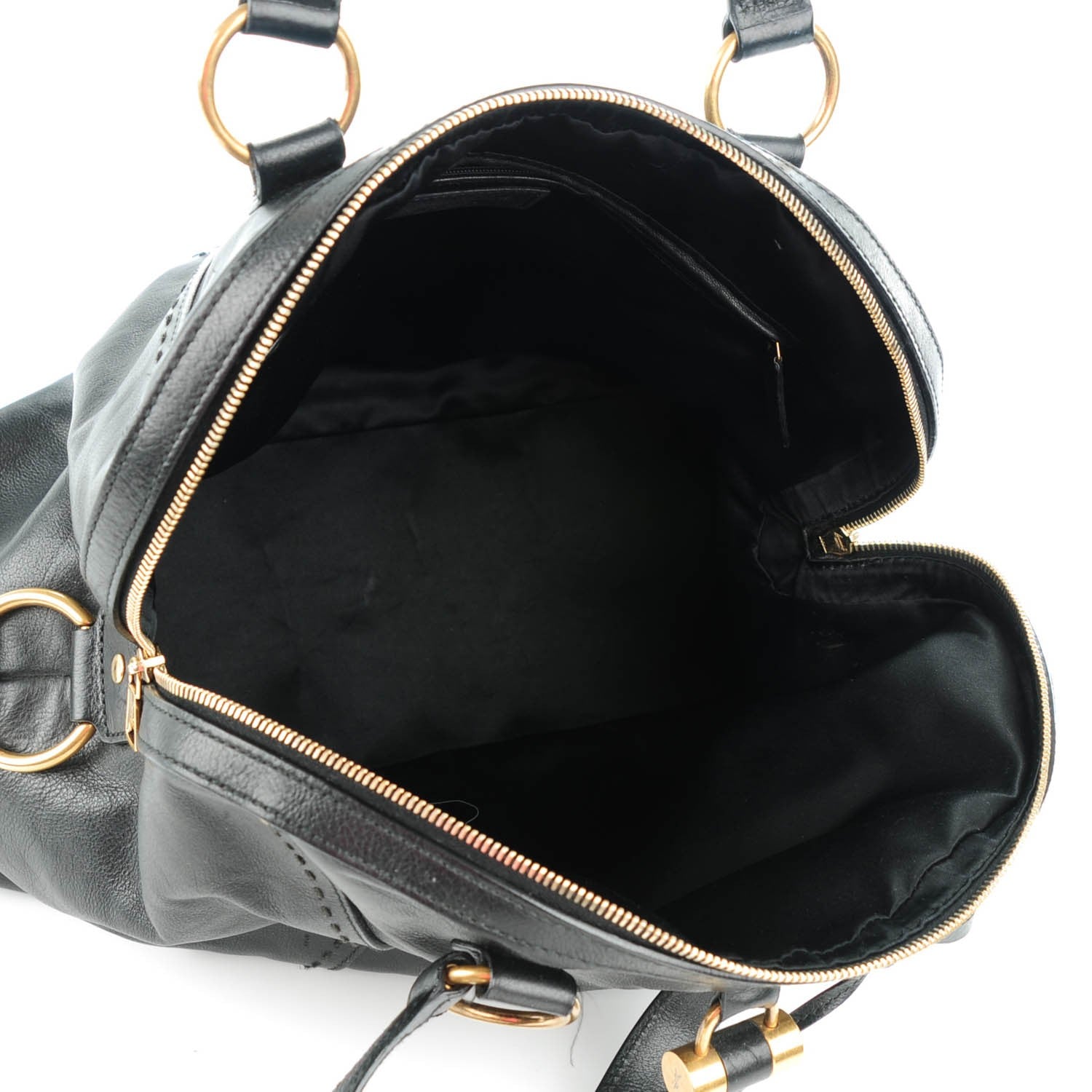 Saint Laurent Calfskin Oversized Muse Black 5 of 7