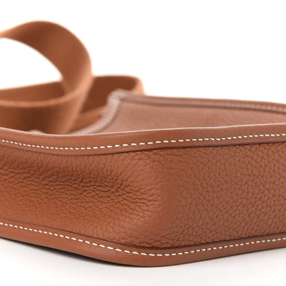 Hermes Taurillon Clemence Evelyne TPM Gold 9 of 10