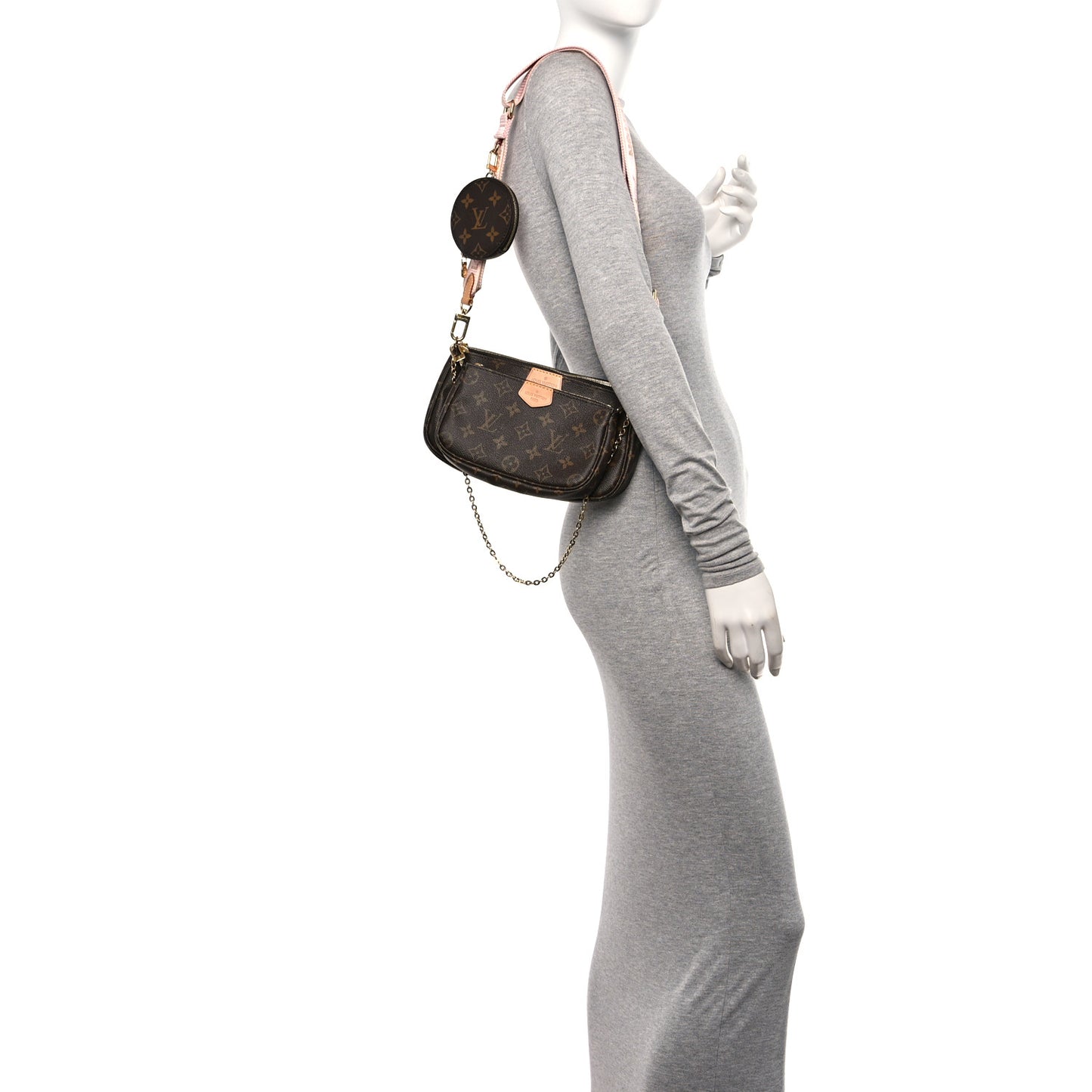 Monogram Multi Pochette Accessories Rose Clair