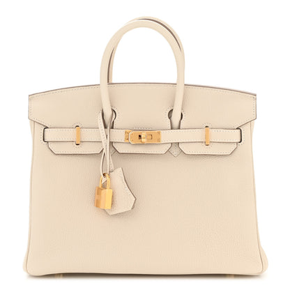 Hermes Togo Birkin 25 Craie 1 of 11