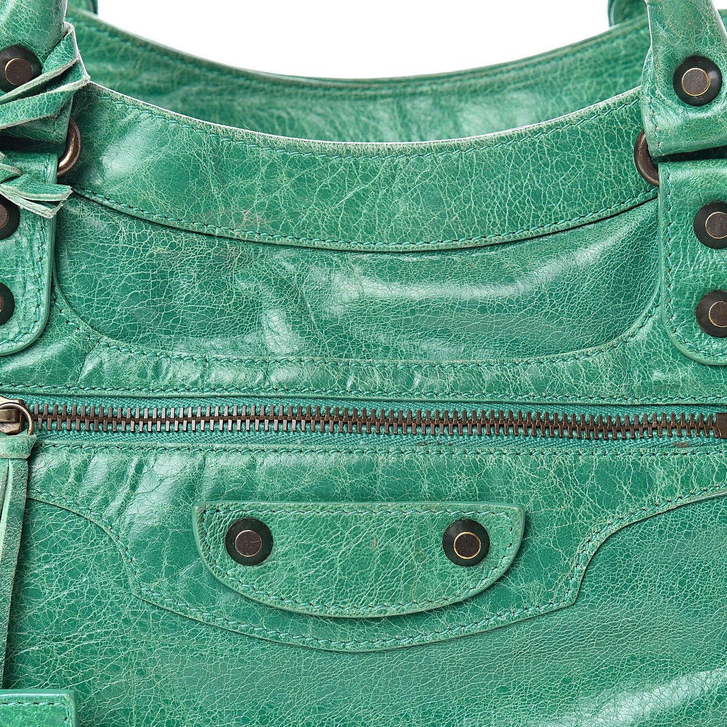 Balenciaga Agneau Classic Hardware Velo Sauge 7 of 18