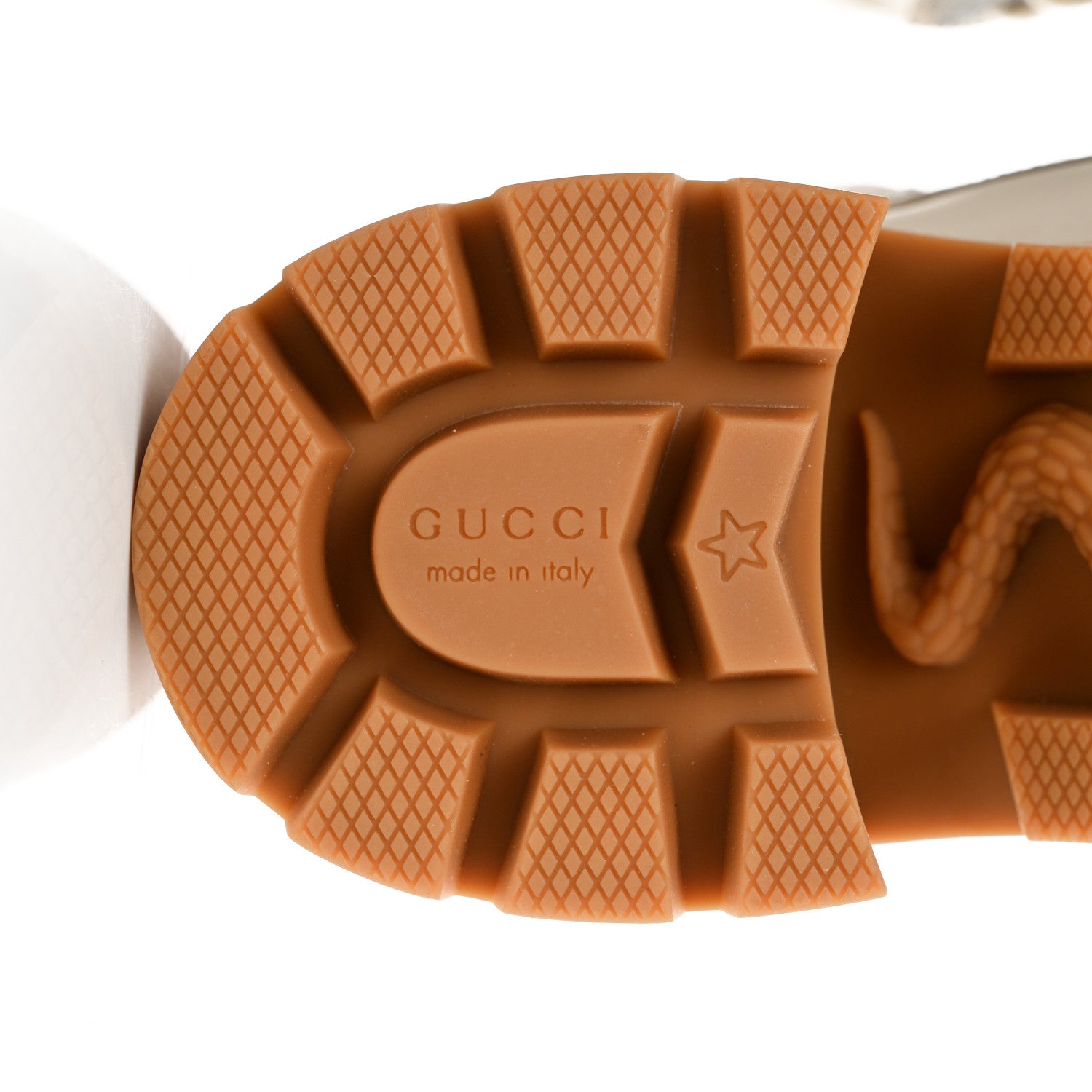 Gucci Calfskin GG Supreme Monogram Nappa Quilted Lace Up Ankle Boots 36.5 Mystic White Beige 6 of 9