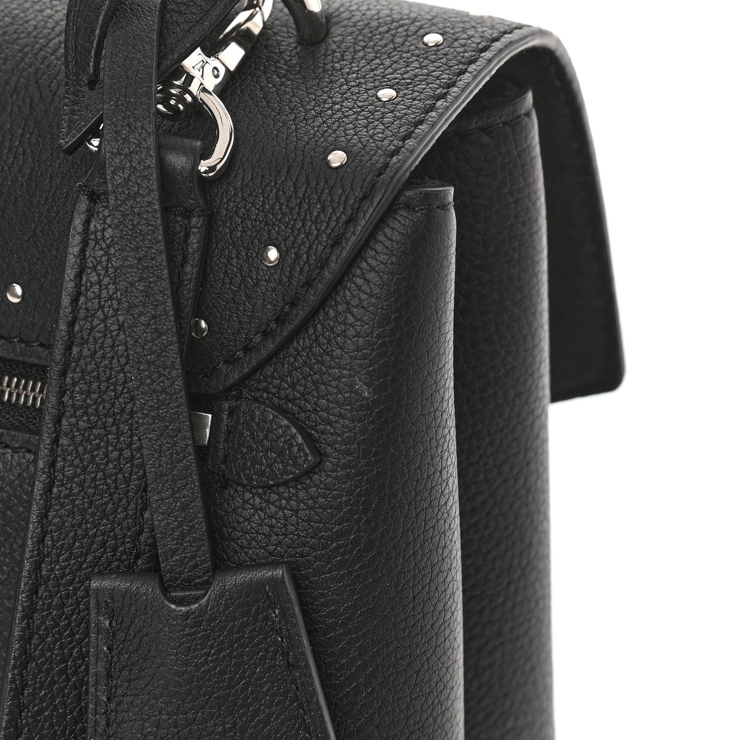 Louis Vuitton Soft Calfskin My Lockme Studs Black 11 of 12