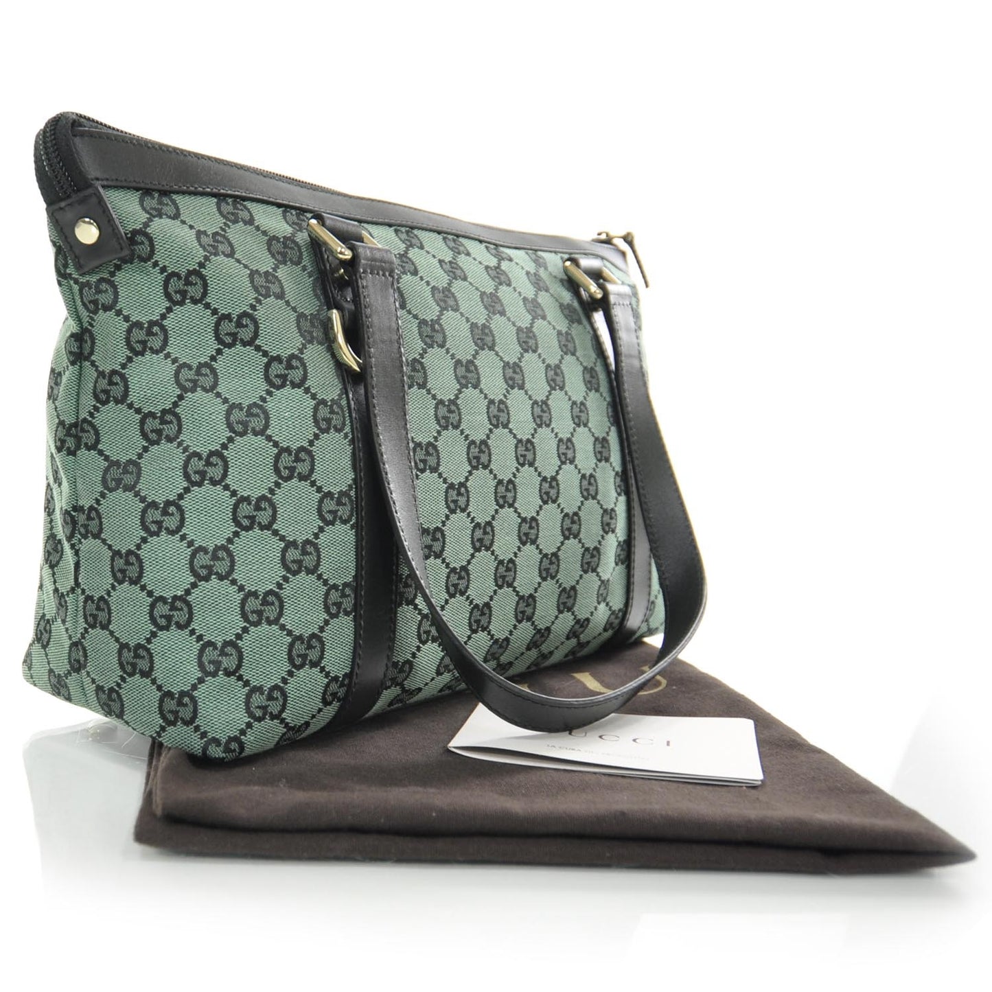 Monogram Abbey Tote Green