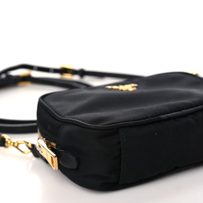 Prada Tessuto Nylon Mini Camera Crossbody Bag Black 8 of 10