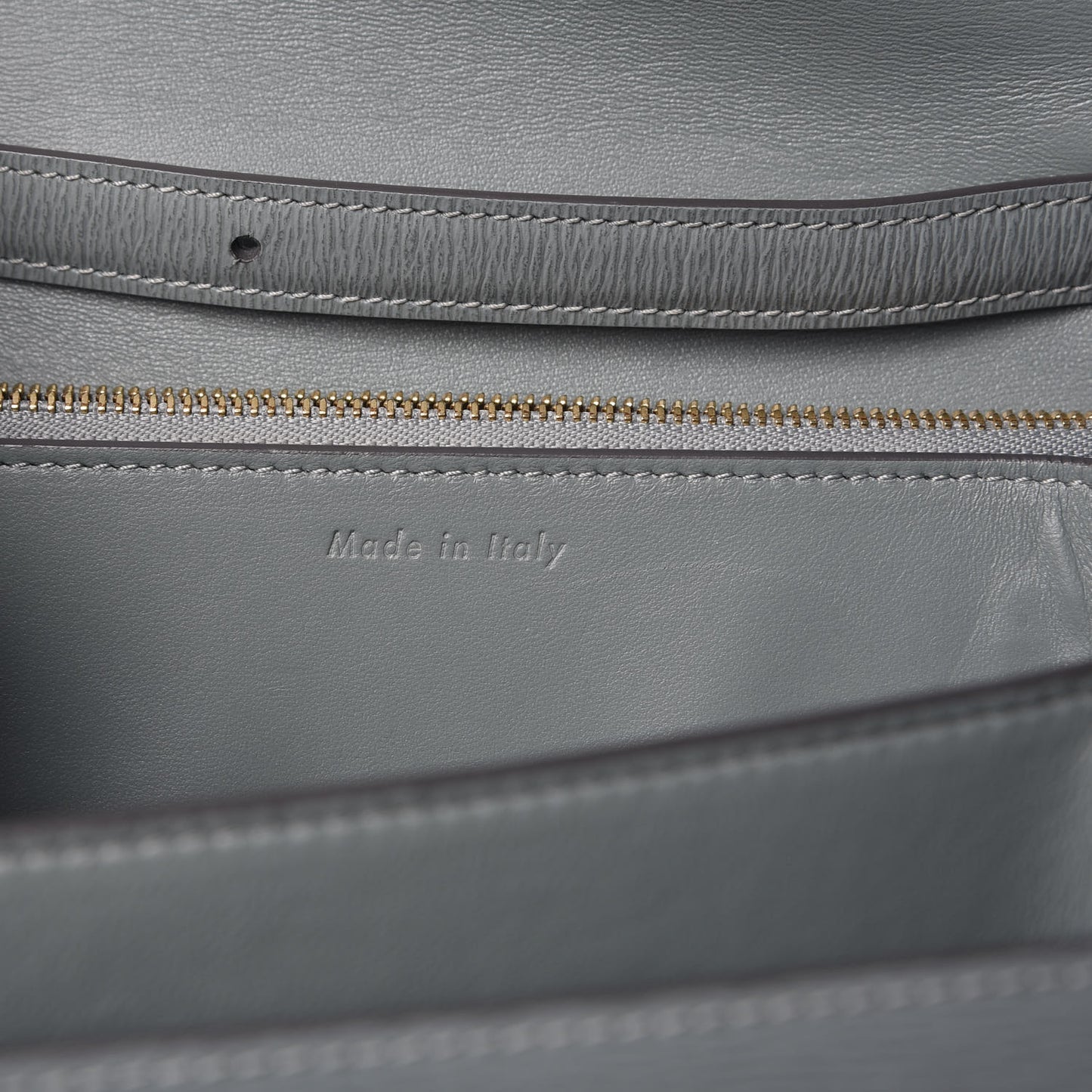 Liege Calfskin Medium Classic Box Flap Bag Storm