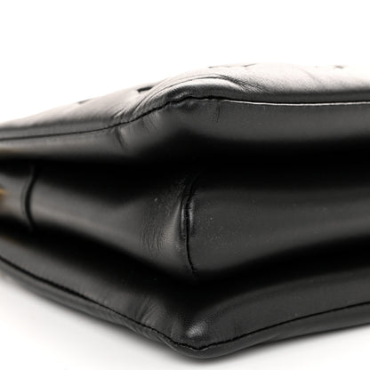Louis Vuitton Lambskin Embossed Monogram Coussin PM Black 10 of 11