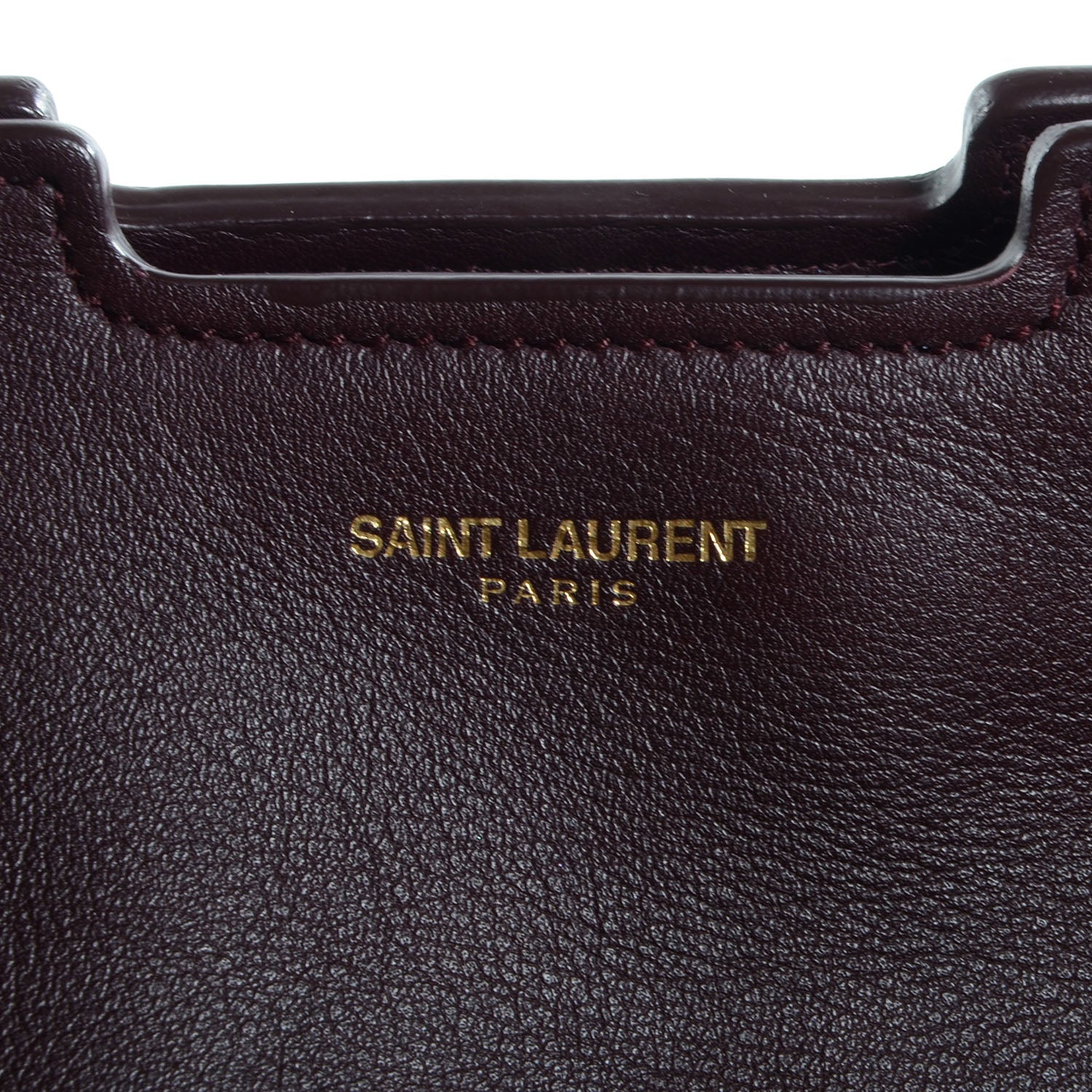 Saint Laurent Smooth Calfskin Medium Classic Y Cabas Bordeaux 6 of 10