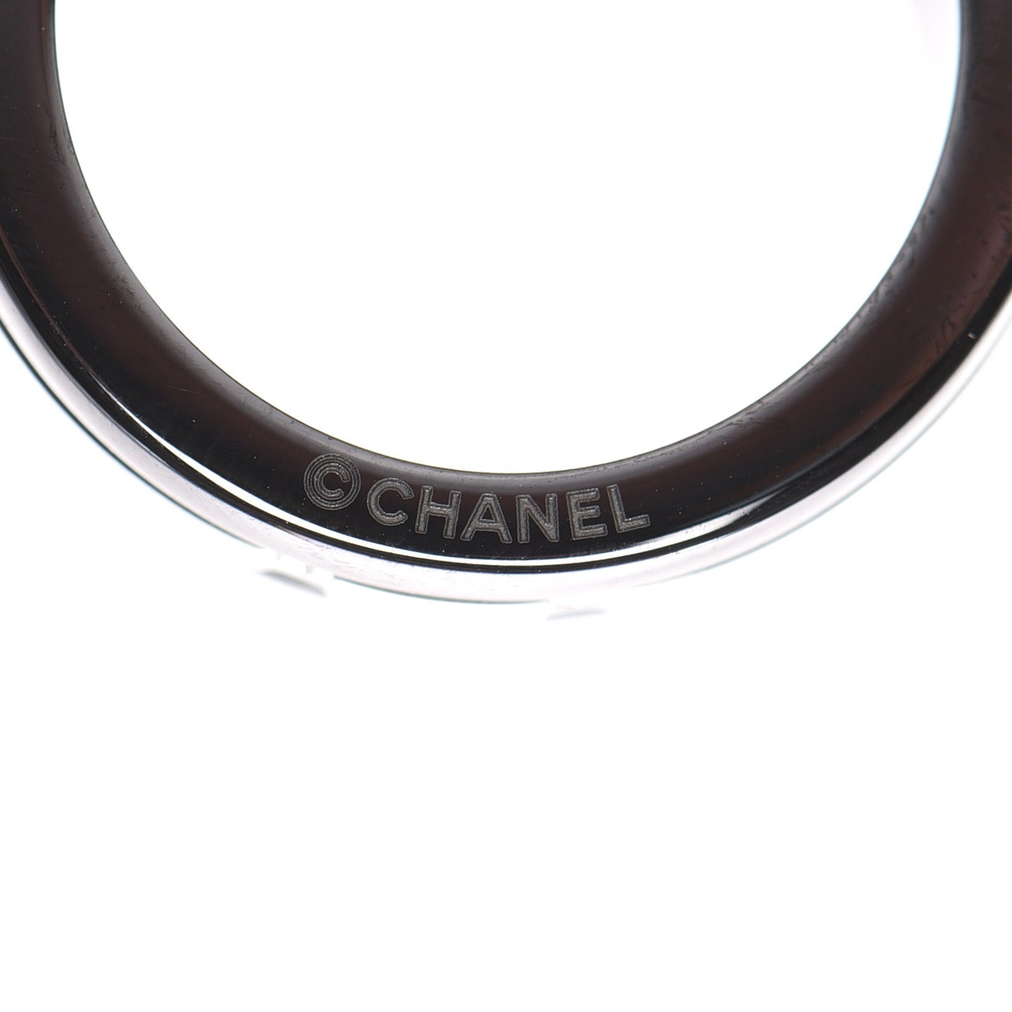18K White Gold Diamond Ceramic Medium Ultra Ring 57 8 Black