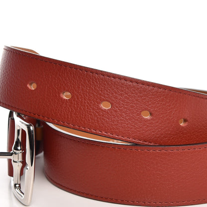 Hermes Togo Etriviere 32mm Belt 90 Brique 6 of 7