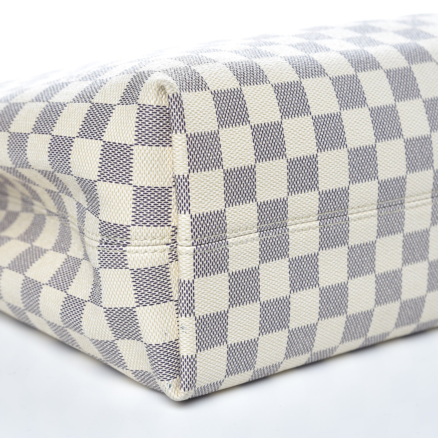 Louis Vuitton Damier Azur Graceful MM Rose Ballerine 8 of 18