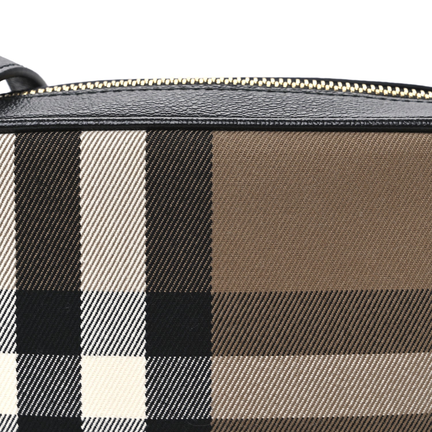 Burberry Giant Check Calfskin Small Camera Bag Black 9 of 11