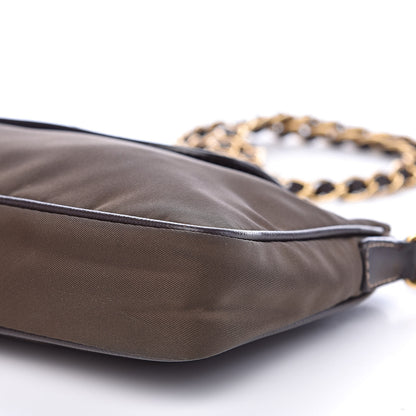 Prada Tessuto Nylon Saffiano Crossbody Bag Corinto 9 of 11