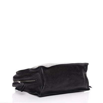 Prada Glace Calf Etiquette Tote Black Astrale 4 of 10