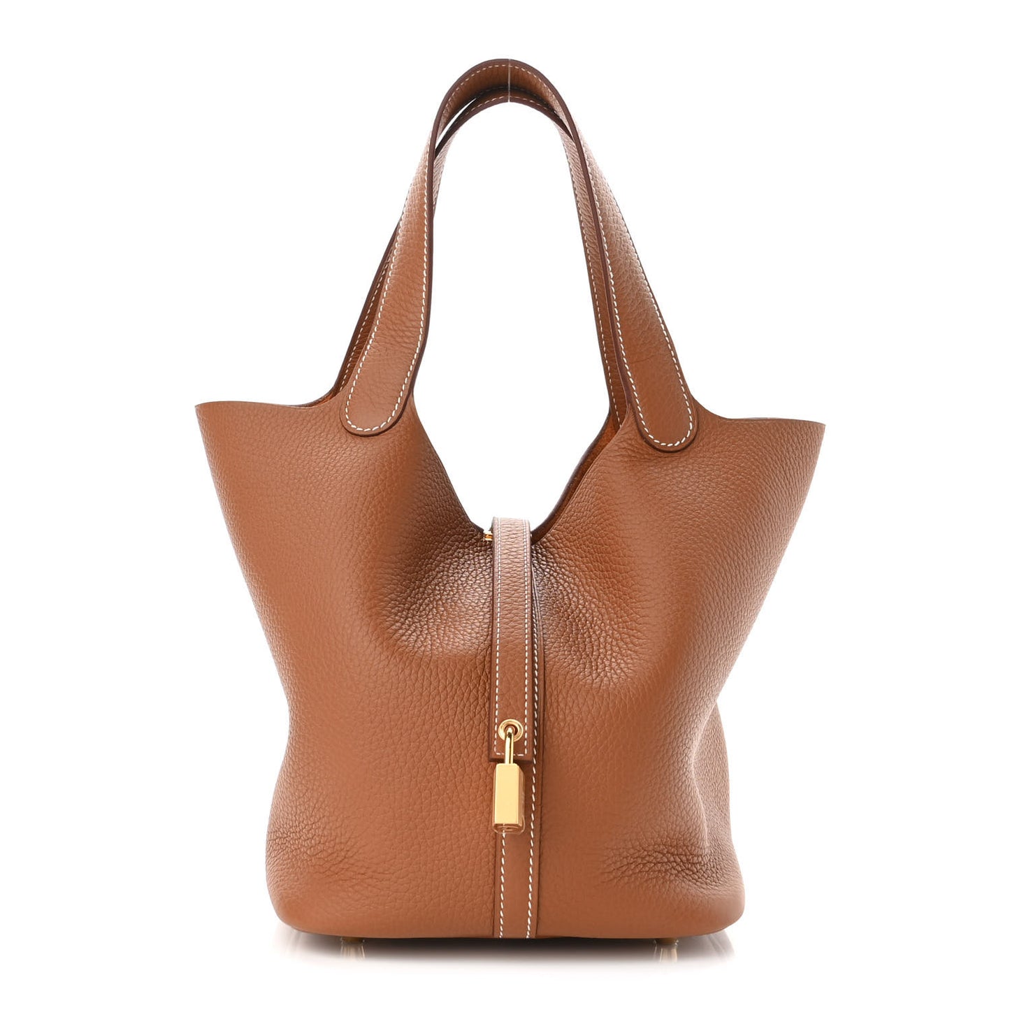 Taurillon Clemence Picotin Lock 22 MM Gold