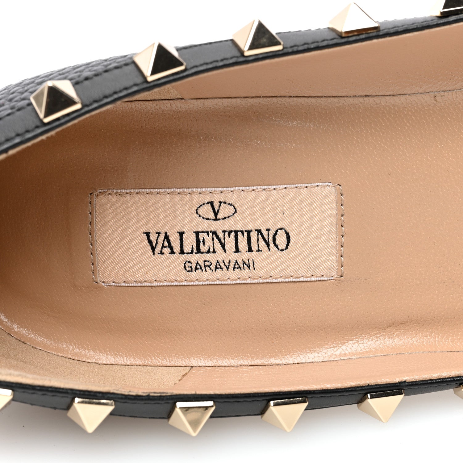 Valentino Garavani Pebbled Calfskin Rockstud 85mm Pumps 38.5 Black 7 of 8