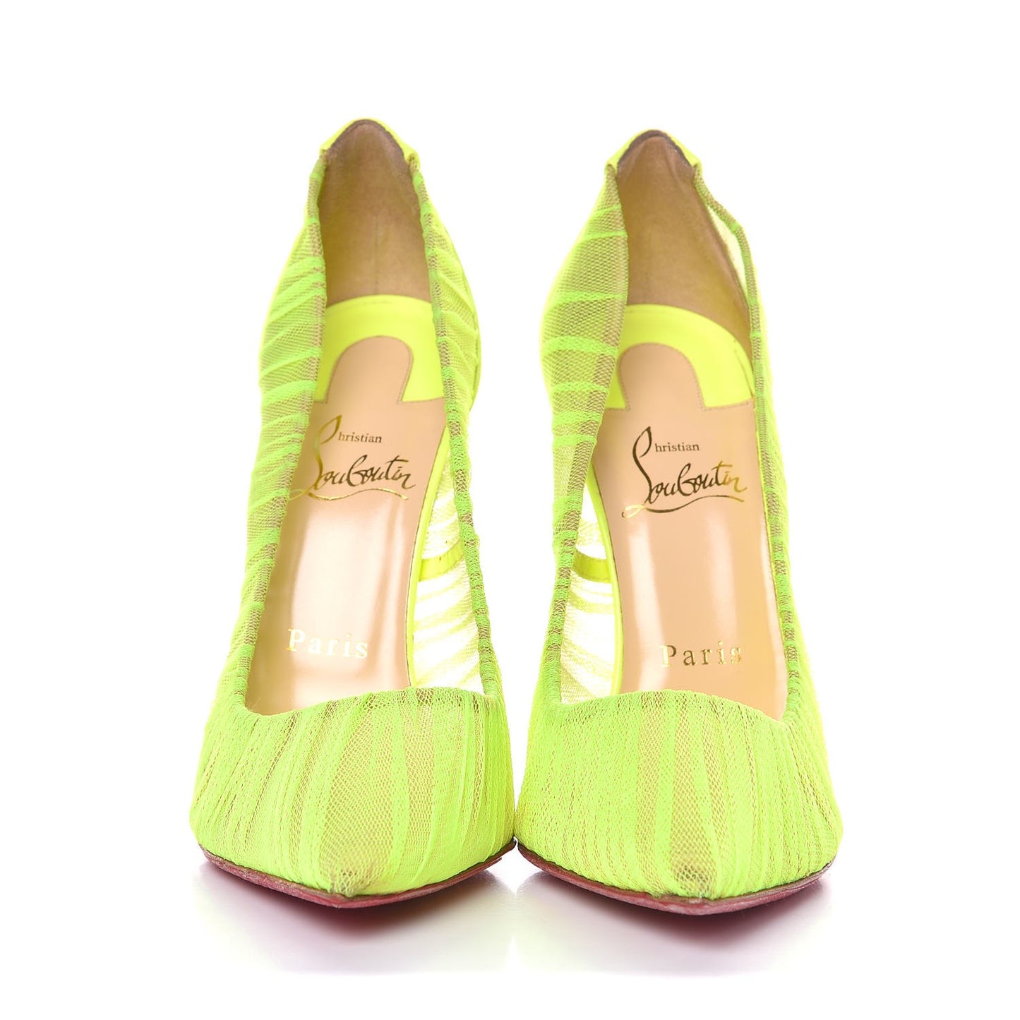 Chiffon Follies Draperia 120 Pumps 38.5 Neon
