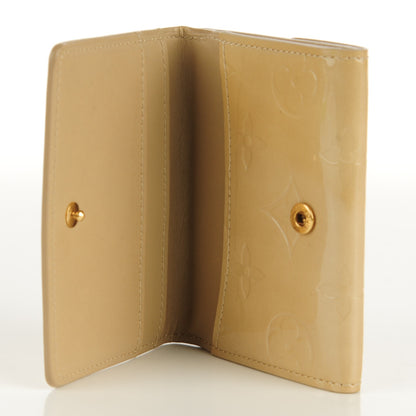 Louis Vuitton Vernis Ludlow Wallet Beige 6 of 7