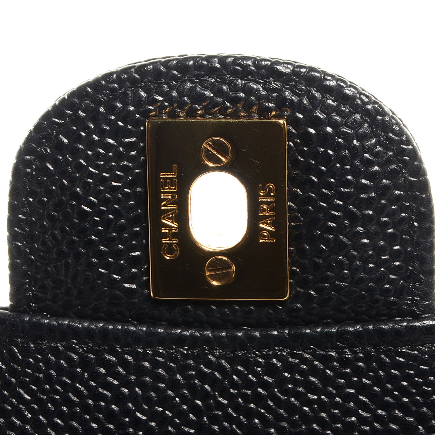 Chanel Caviar Quilted Medium Double Flap Black 8 of 9