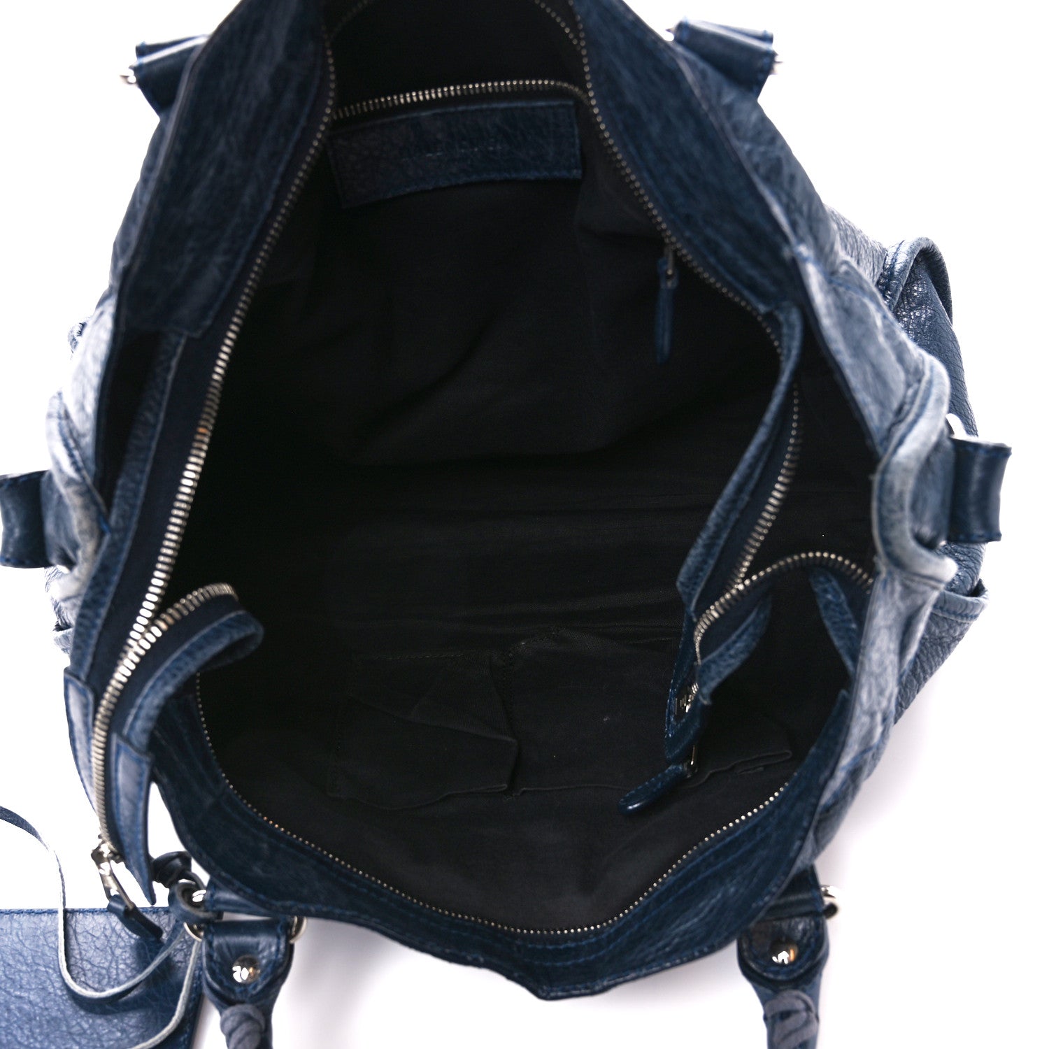 Balenciaga Agneau Giant 12 Silver Hardware City Bleu Obscur 6 of 12