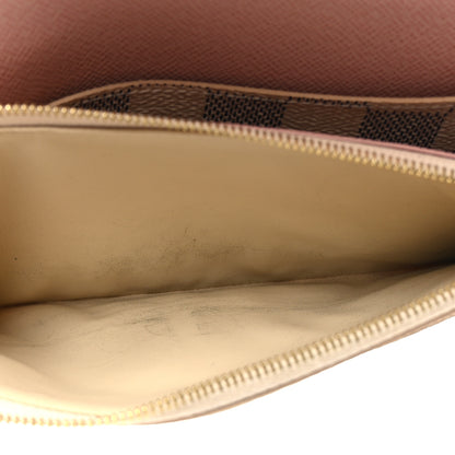Louis Vuitton Damier Azur Emilie Wallet Rose Ballerine 5 of 7